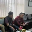 Kepala BPN Sigi Juwahir saat diperiksa oleh penyidik Polda Sulteng belum lama ini. Foto ; Ist